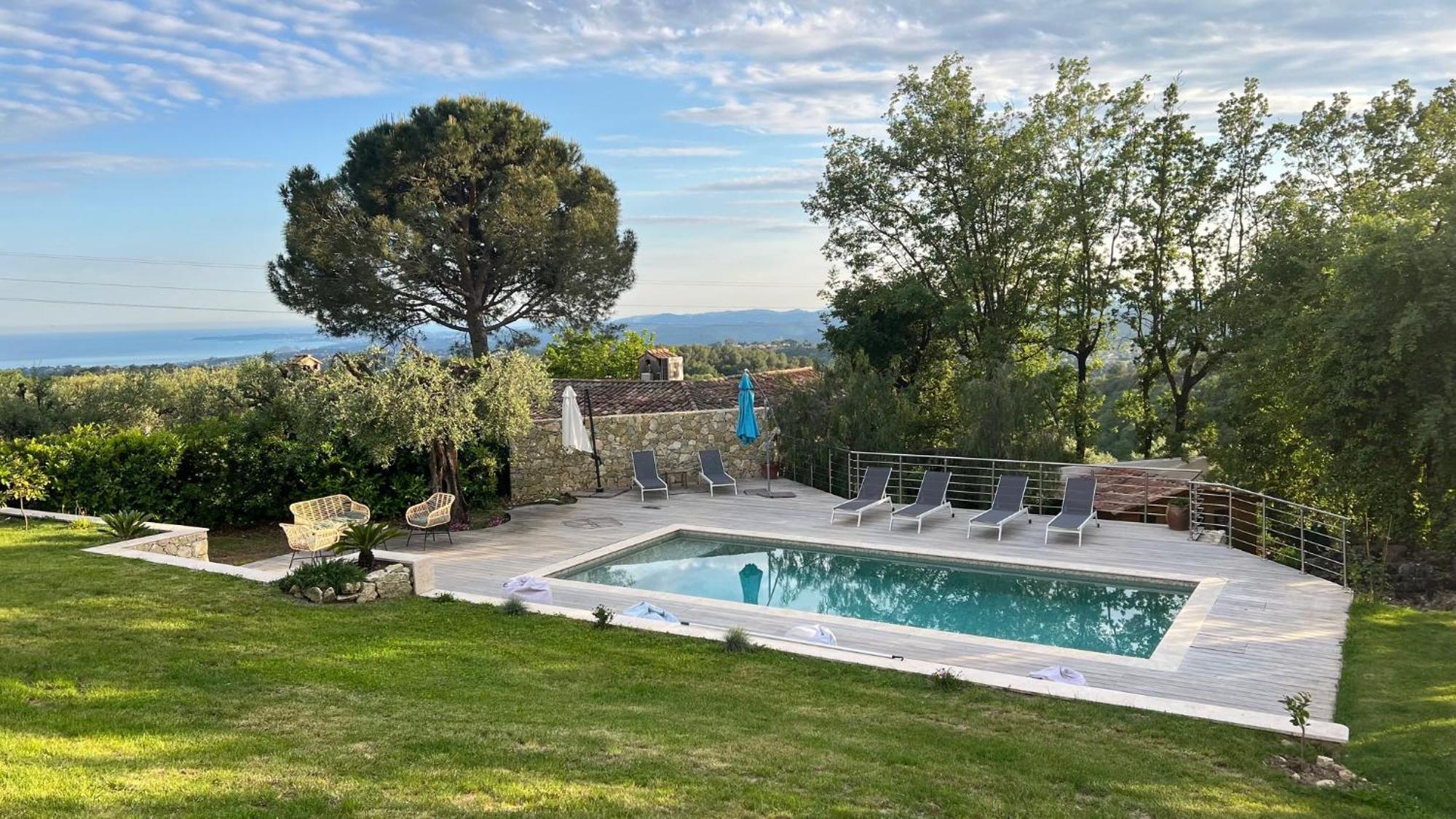 Magnifique Villa Moderne Avec Piscine La Gaude Exterior foto