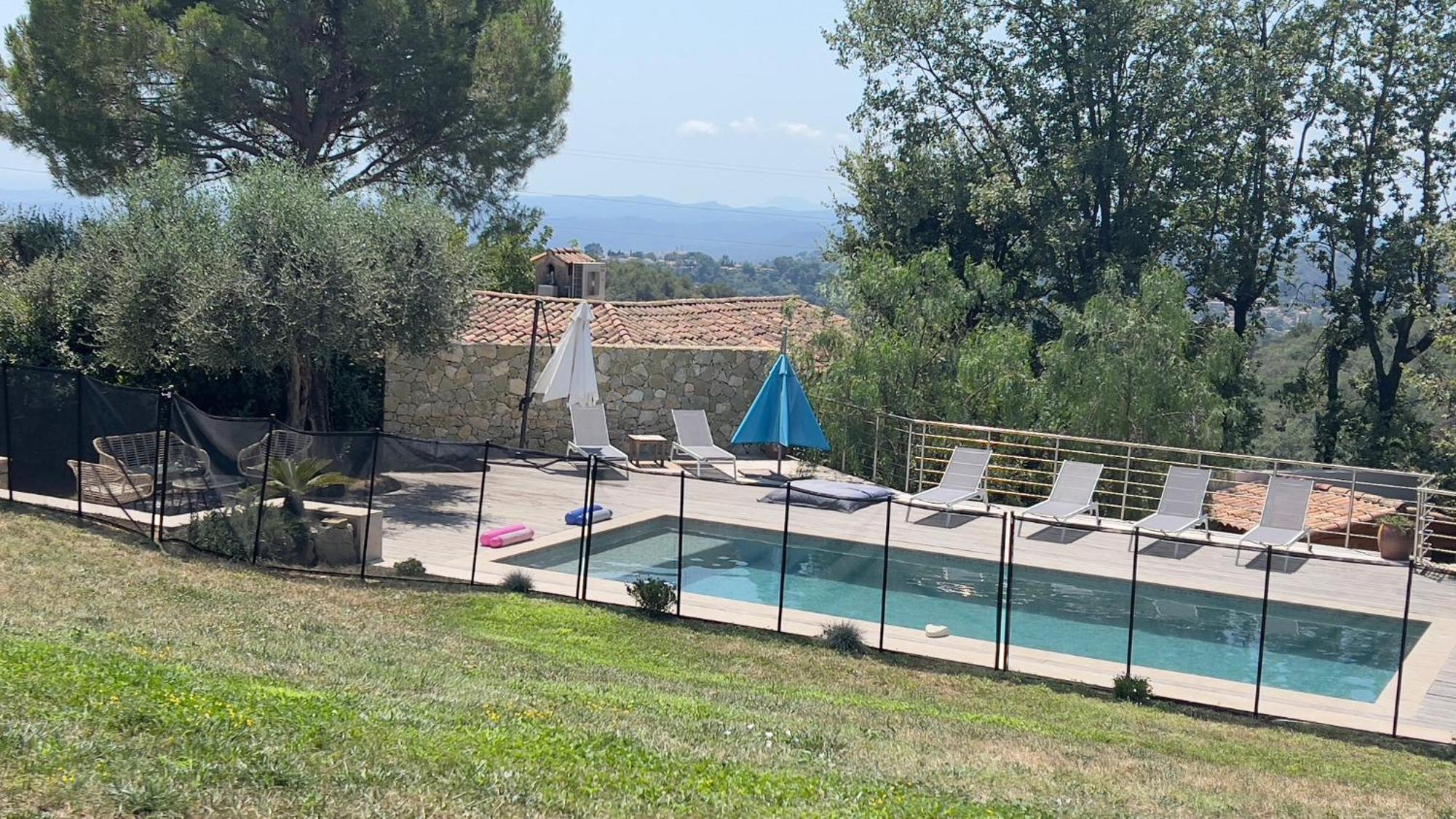 Magnifique Villa Moderne Avec Piscine La Gaude Exterior foto